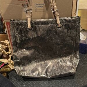 Michael Kors Metallic Tote Bag